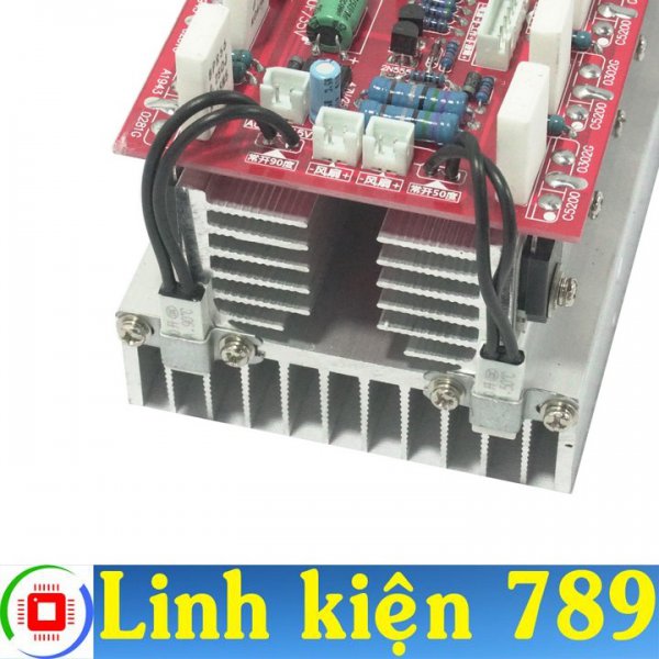 Mạch khuếch đại 24 sò 1 kênh 1650W 60-140VDC 290x90x85mm ( 0302/0281 )